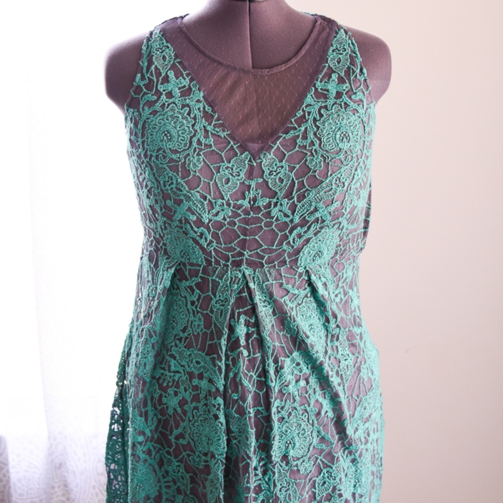 Yoana Baraschi Anthropologie Lace and Tulle Dress - Picture 3 of 9
